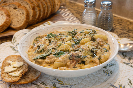 Chicken and Gnocchi Pesto Soup