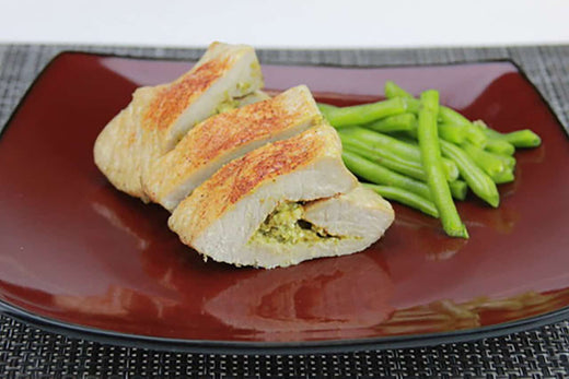 Pesto-Stuffed Pork Loin