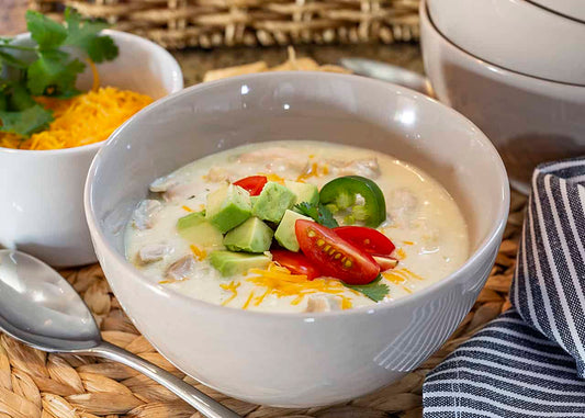 Green Enchilada Chicken Soup