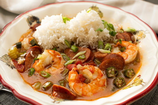 Easy Shrimp & Sausage Gumbo