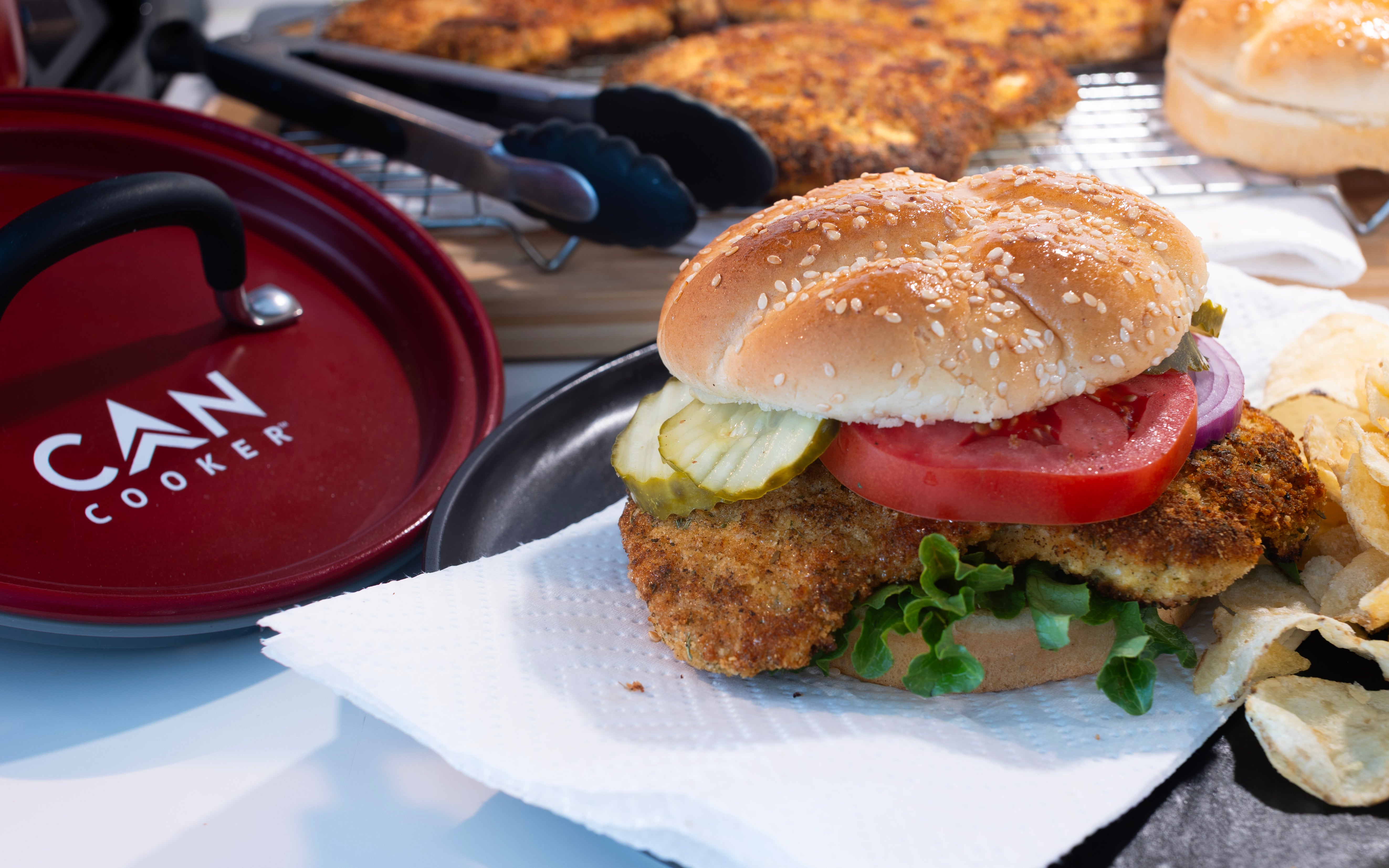 County Fair Pork Tenderloin Sandwich – CanCooker