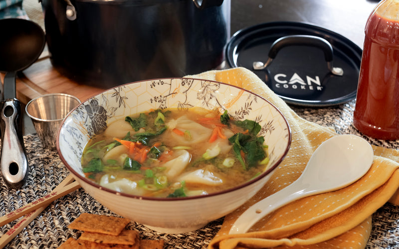 Steamed Dumpling Soup