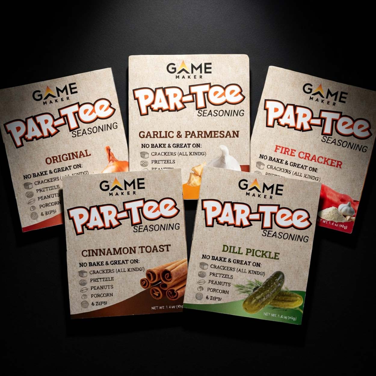 CRACK-A-TIZER (Variety Pack  w/ All 5 Flavors)
