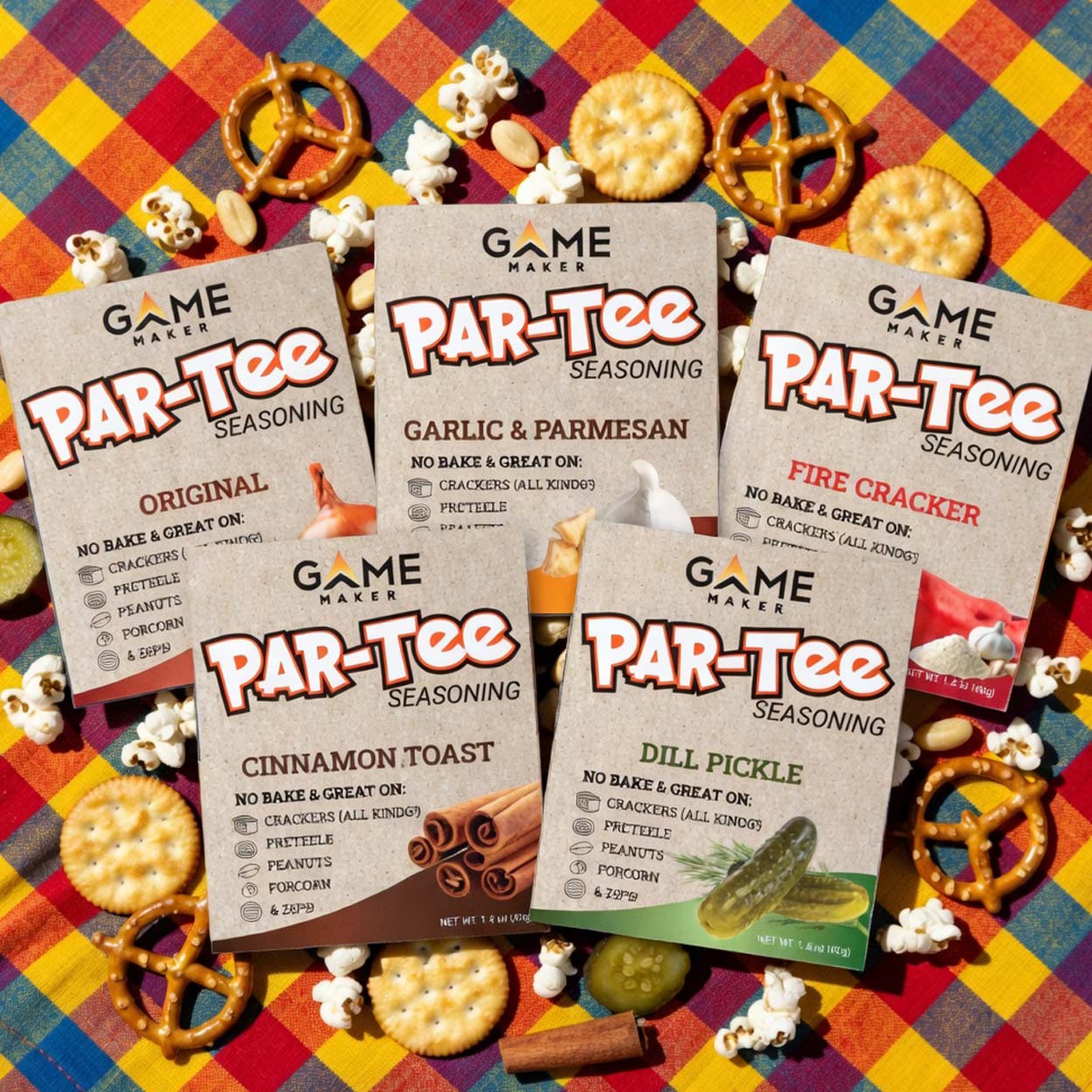 CRACK-A-TIZER (Variety Pack  w/ All 5 Flavors)