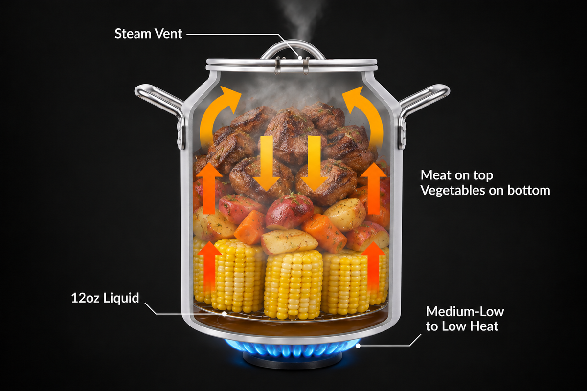 CanCooker Companion with Non Stick Coating