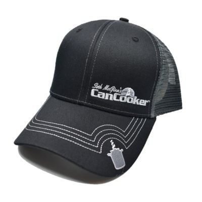 CanCooker Mesh Hat - Black and Silver