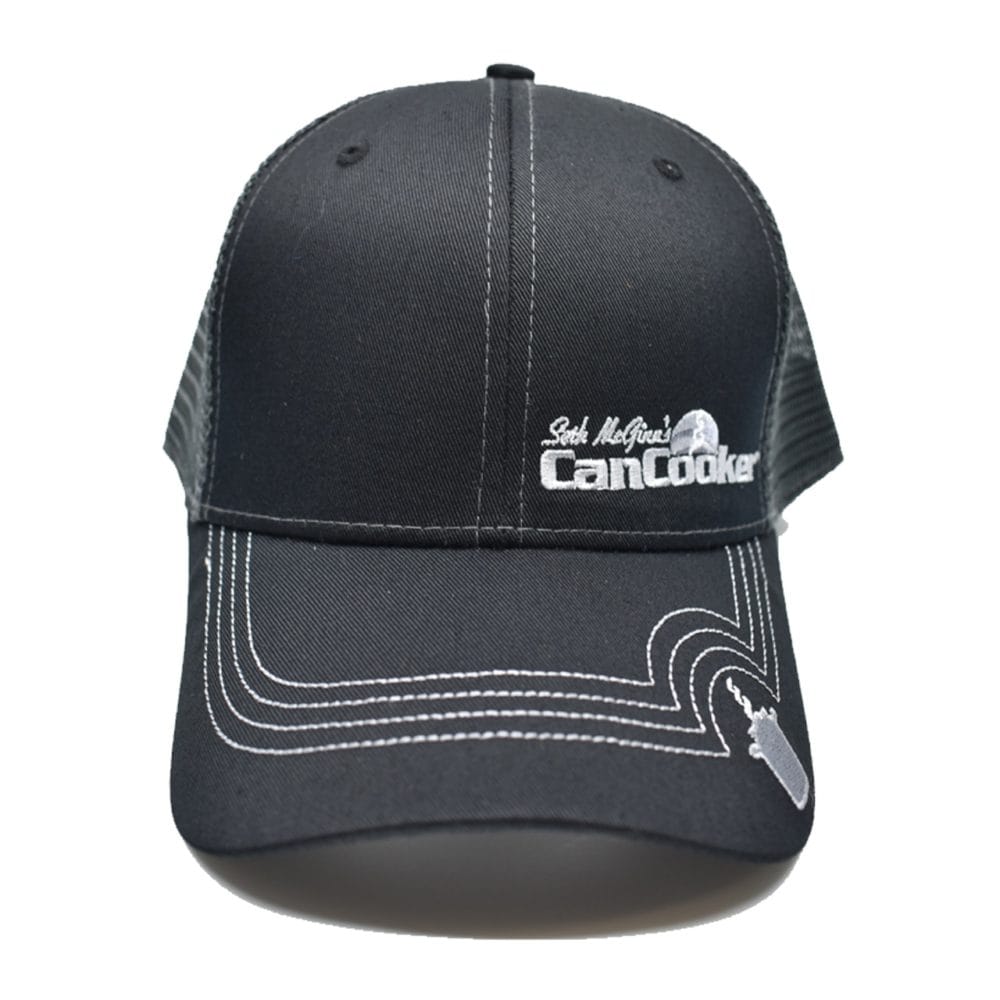 CanCooker Mesh Hat - Black and Silver