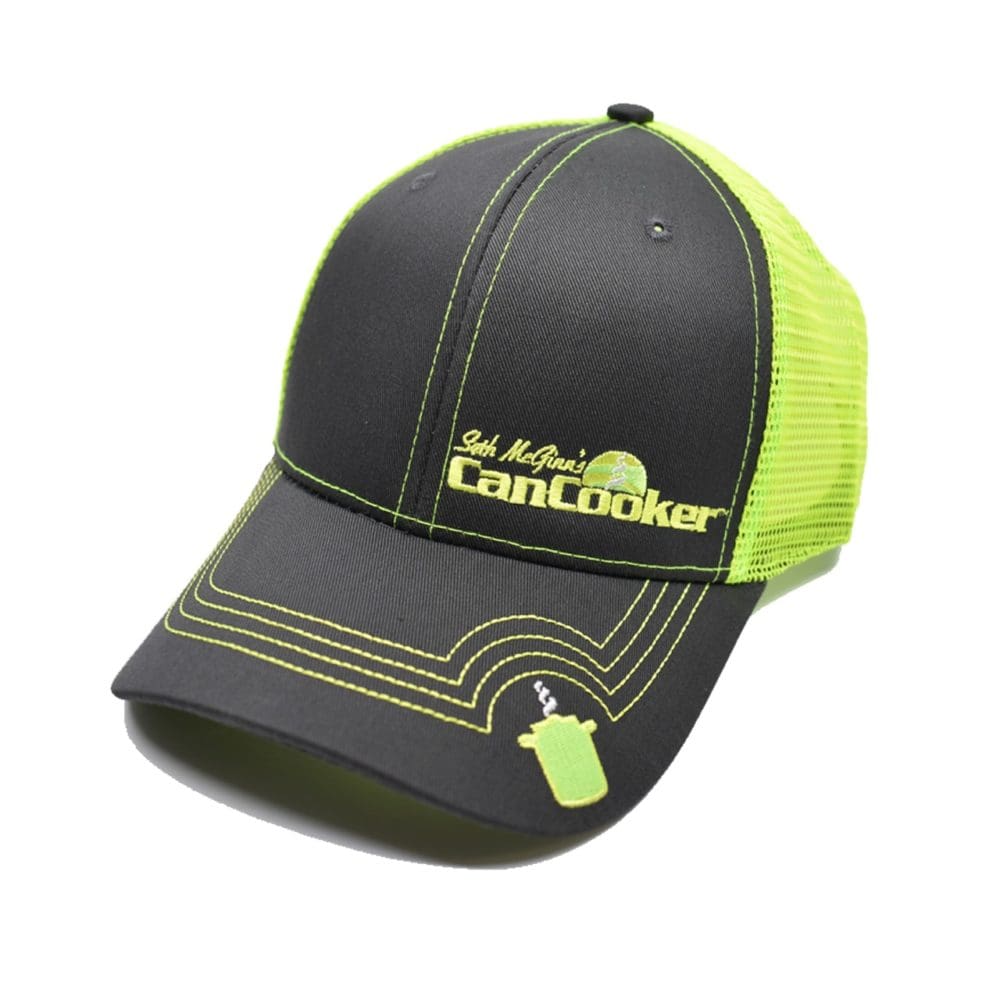 CanCooker Mesh Hat - Lime Green and Black