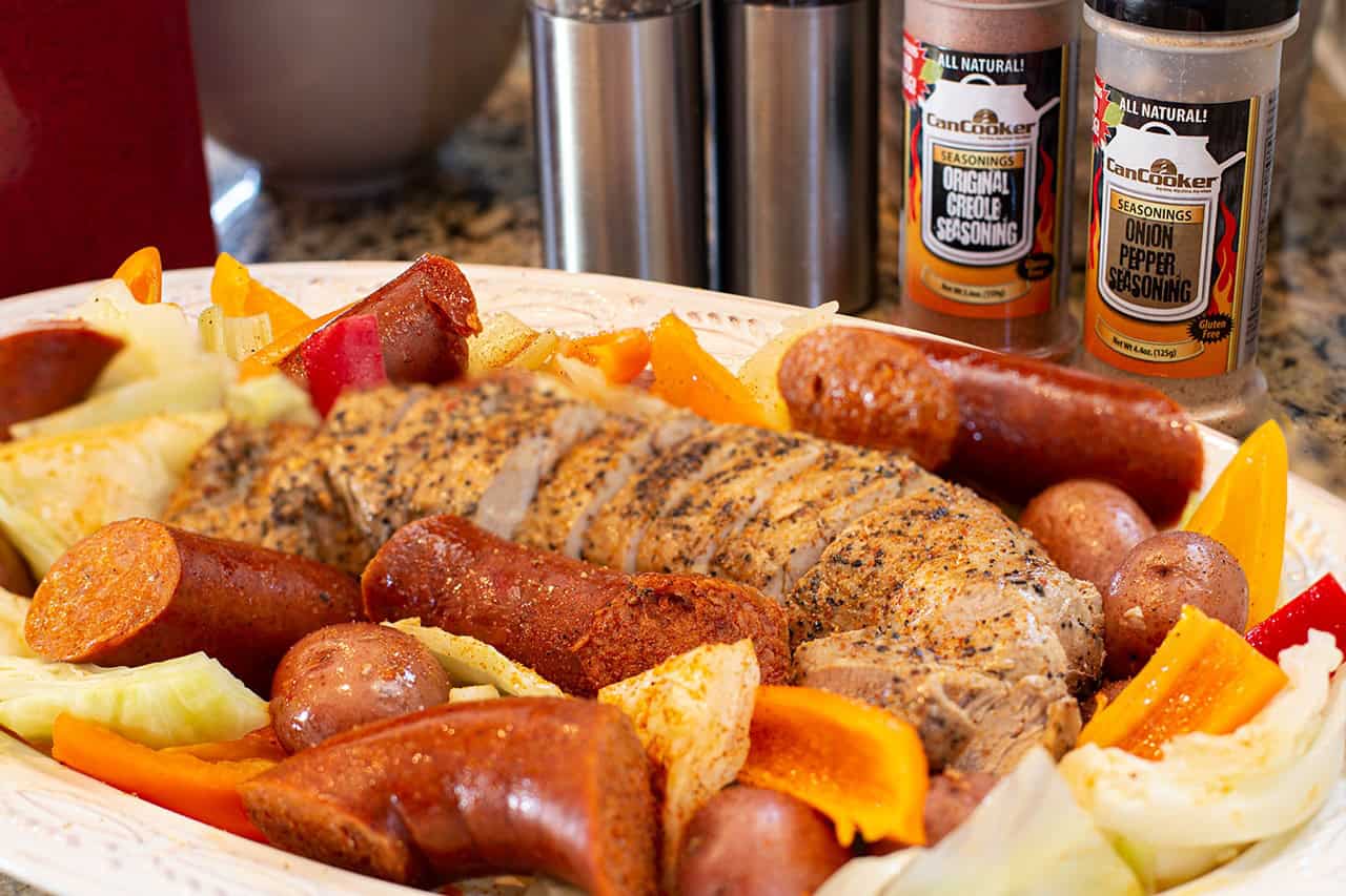 CanCooker Cajun Pork & Sausage Recipe