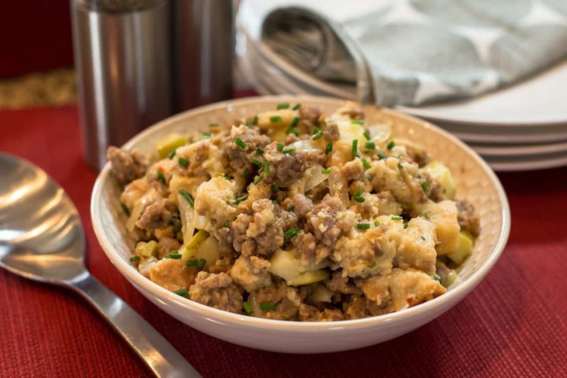 CanCooker Sausage and Herb Stuffing