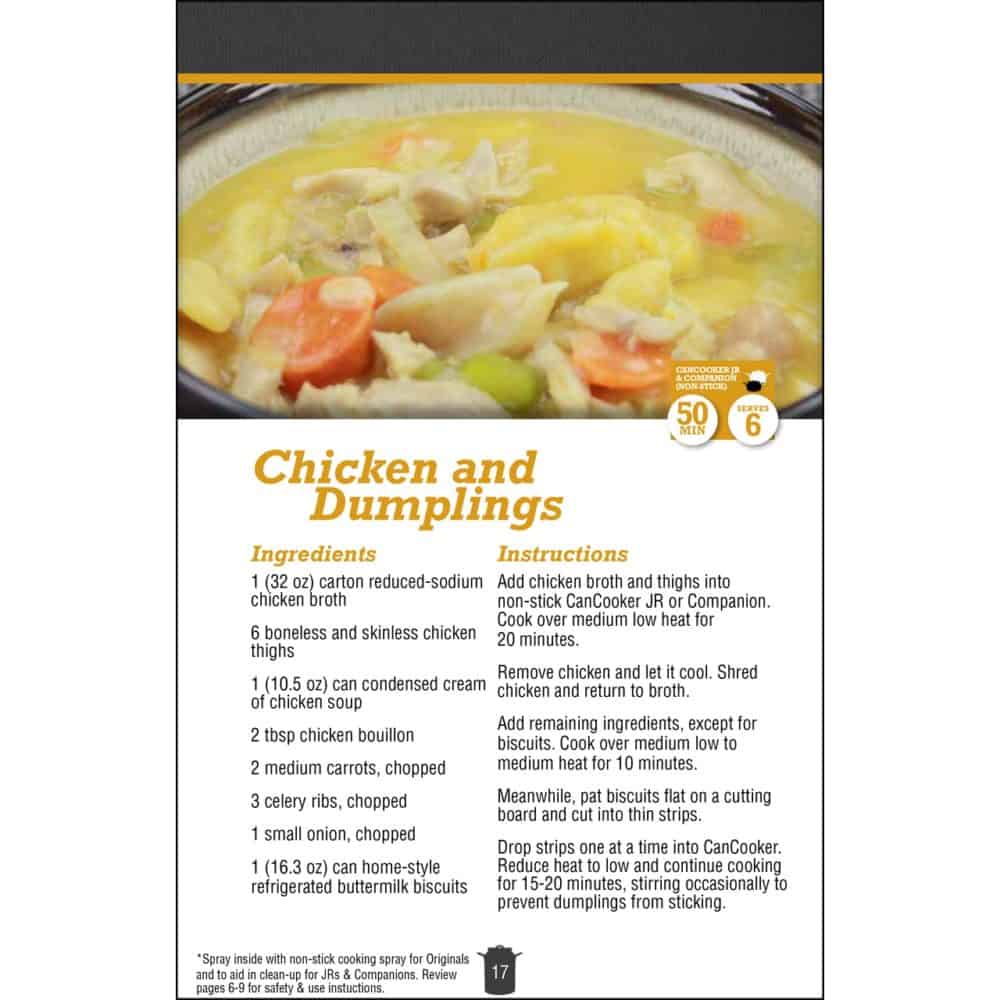 CanCooker Cookbook Volume II - Recipe