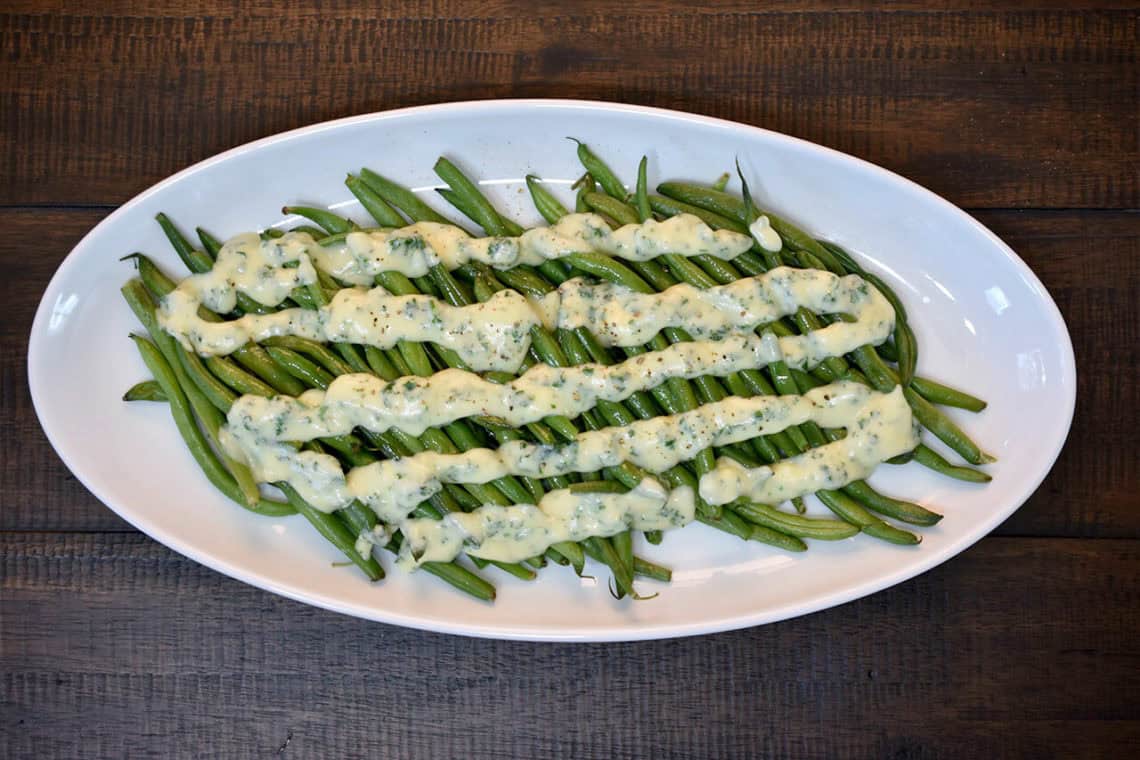 CanCooker Green Beans with Parsley Sauce
