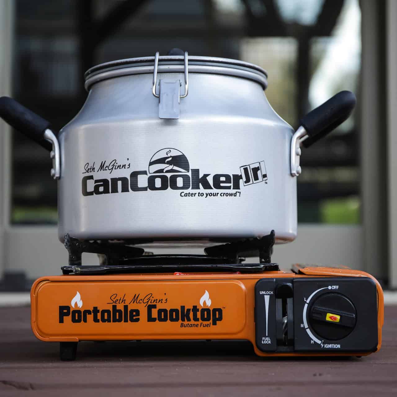 Cancooker SMBB 6879 Portable butane électrique allumage cuisson avec étui rangement 