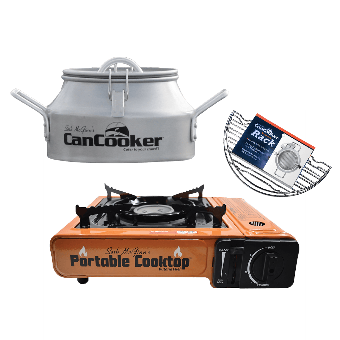 Outdoors Unlimited Camping CanCooker Companion, Silver, 1.5 gallon Capacity