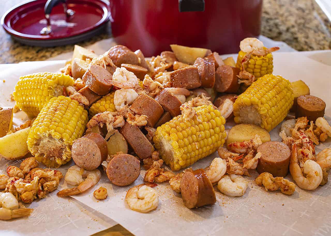 A CanCooker Low Country Boil is shrimp-ly the best! 🍤
